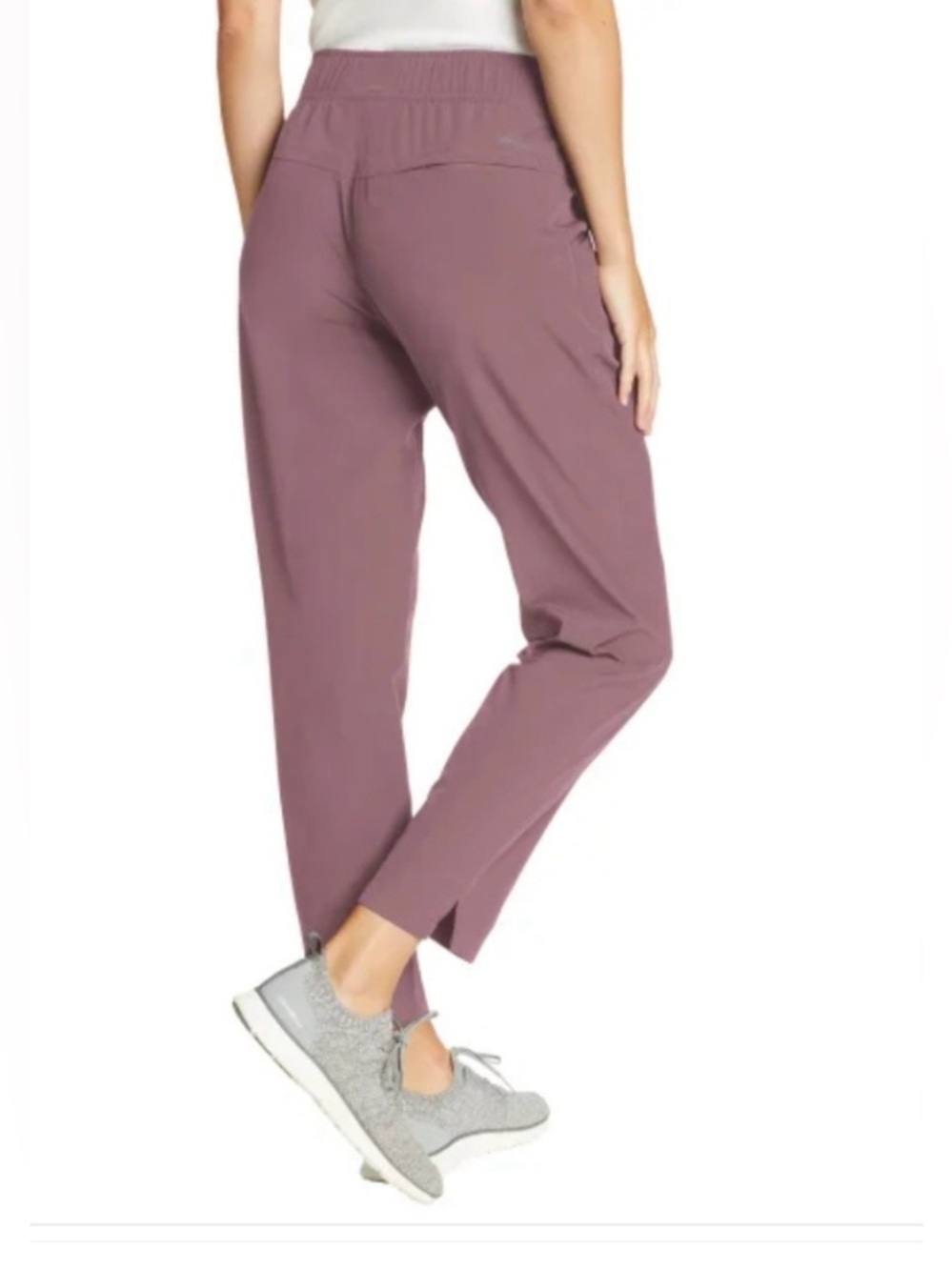 Eddie Bauer First Ascent Women Mauve Cropped Ankle Pants Hiking Outdoor Active - Picture 4 of 9